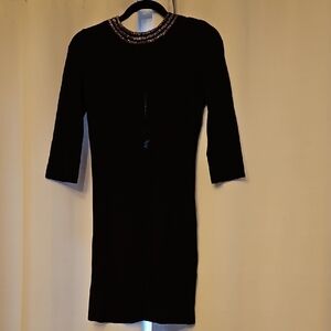 Dynamite Black Dress with Embellished Back